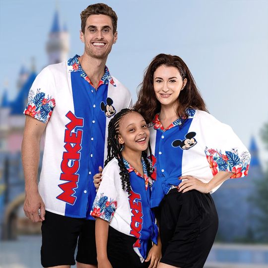 Discover Mickey Mouse Funny Hawaiian Unisex Shirt, Mickey Mouse Tee For Men And Women