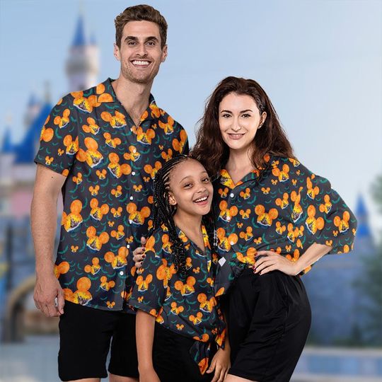 Discover Mickey Mouse Cruise Halloween Hawaiian Shirt, Mickey Mouse Hawaii Shirt