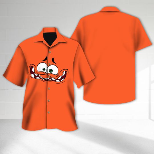 Anxiety Inside Out Halloween Costume Hawaiian Shirt, Inside Out Movie Hawaii