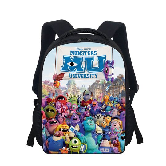 Disney Monsters University Kindergarten Backpack, Children School Bag, Toddler Bag for Kids Girls School Bookbags Gift