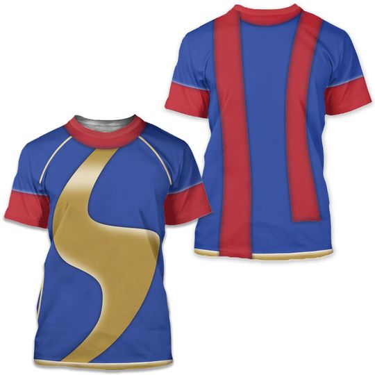 Ms. Marvel Women's Shirt, Spidey and His Amazing Friends Costume