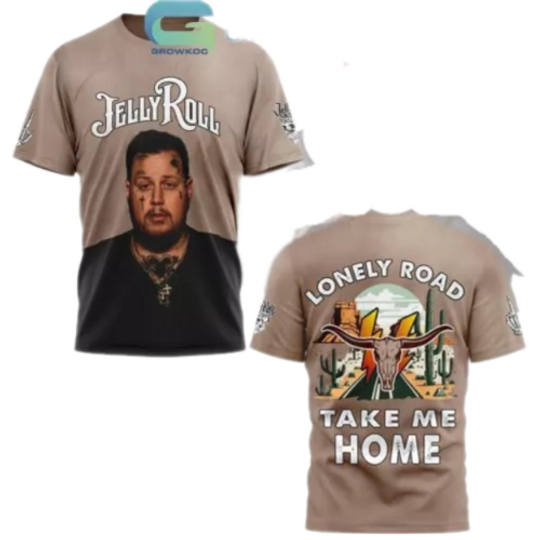 Jelly Roll Lonely Road Take Me Home T-Shirt