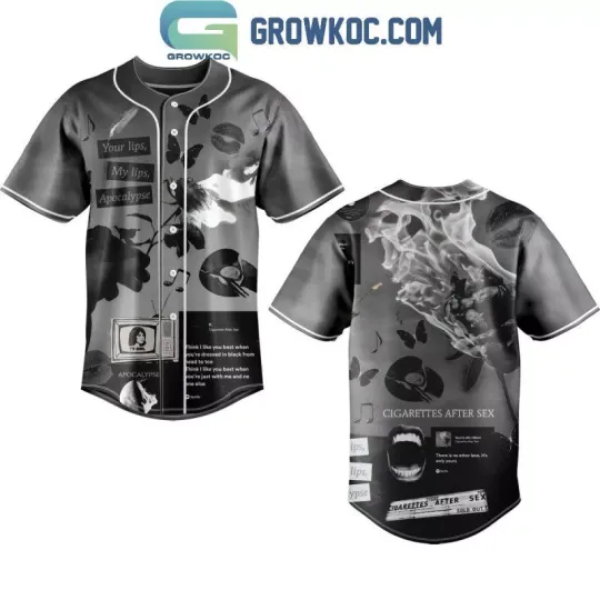 Discover Cigarettes After sx Your Lips My Lips Apocalypse Baseball Shirt