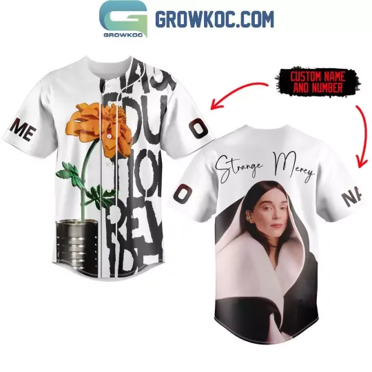 Discover St. Vincent Strange Mercy Personalized Baseball Shirt