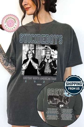 Discover Vintage Suicideboy Comfort Colors, Greyday 2024 North American Tour 2Side Shirt, Tour 2024 Shirt, City Morgue Tshirt, Suicideboy Merch