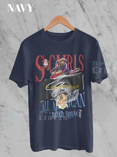 Chris Stapleton All American Roadshow 2024 Tour T-Shirt, Country Music Graphic Tee, Unisex Concert Apparel, Country Music Sweatshirt