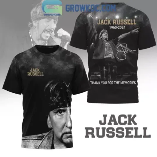 Discover Jack Russell Thank You Of 65 Years 1960-2024 T-Shirt