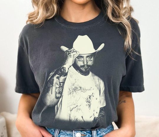 Discover Post Malone Shirt, Cowboy Post Comfort Colors Shirt, Western Graphic Tee, Concert Shirt, Country Shirt, I Had Some Help Shirt, Posty Tshirt