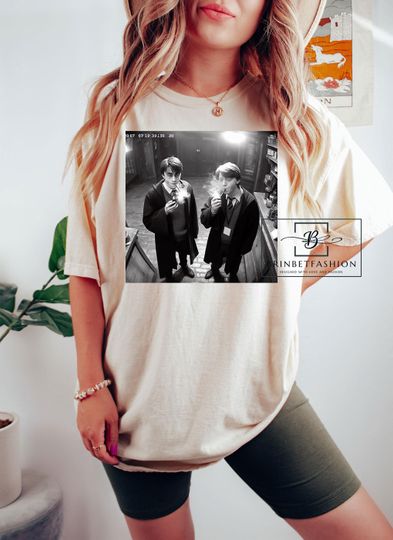 Discover Harry and Ron Smoking T-Shirt, Potter Shirt, Wizarding Fan Shirt, Potter Book Shirt, HP Fan, Wizard Book Magic, Comfort Colors Shirt