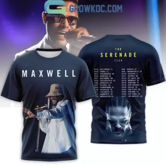 Discover Maxwell The Serenade Tour 2024 T-Shirt