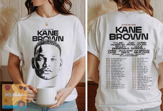 Discover Kane Brown In The Air Tour 2024 Shirt, Kane Brown Fan Shirt, Kane Brown 2024 Concert Shirt