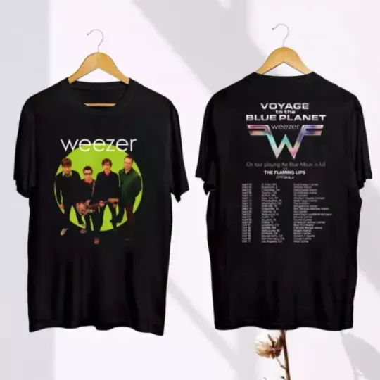 Discover Weezer Band Tour 2024 T-Shirt  Weezer 2024 Concert