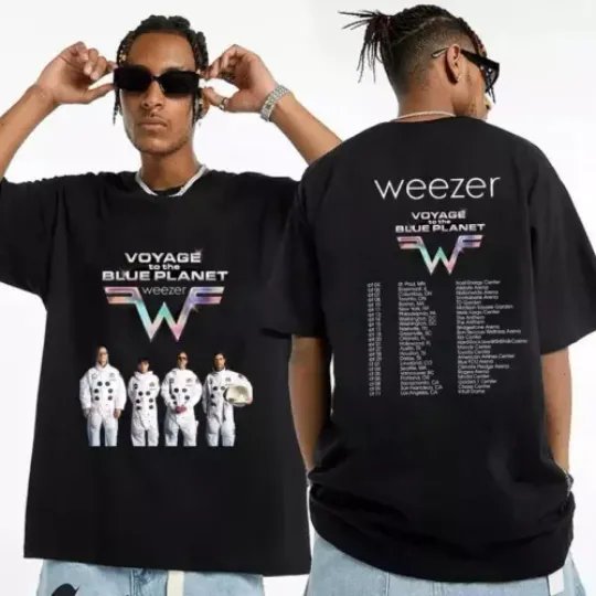 Weezer Voyage To The Blue Planet 2024 Shirt, Weezer 2024 Cotton Shirt