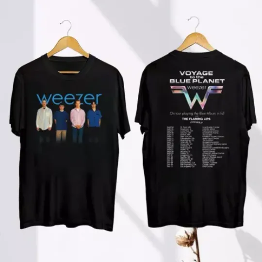 Discover 2024 Weezer Band Fall Tour T-Shirt, Weezer Band Fan Gift Shirt
