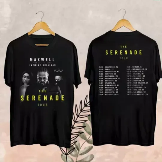 Discover '''Maxwell''' The Serenade Tour 2024 Shirt, '''Maxwell''' 2024 Tour Fan Shirt
