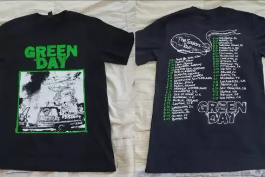Green Day The Saviors 2024 Tour T-Shirt Music Gift For Fans