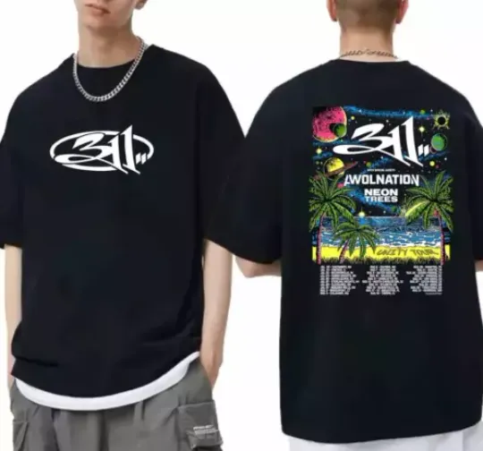 Discover 311 The Unity Tour 2024 Shirt, 311 Band 2024 Concert Shirt, Rock Band Shirt