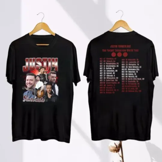 Discover Justin Timberlake Fall Tour 2024 Shirt, Forget Tomorrow Tour 2024 Shirt