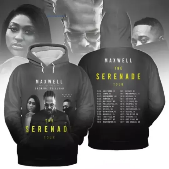 Discover 3D Hoodie Music Lover, The Serenade 2024 Tour Of Maxell Hoodie