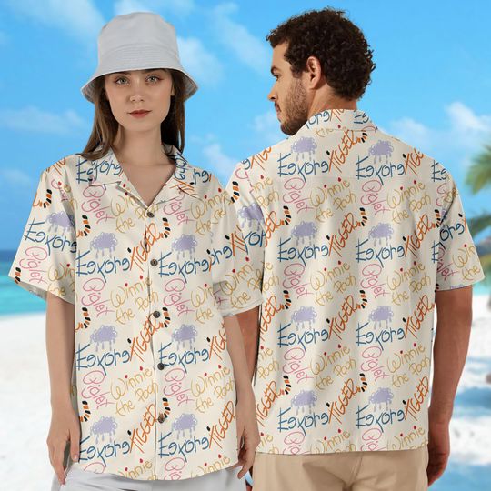 Discover Animated Honey Bear And Friends Family Hawaii Shirt