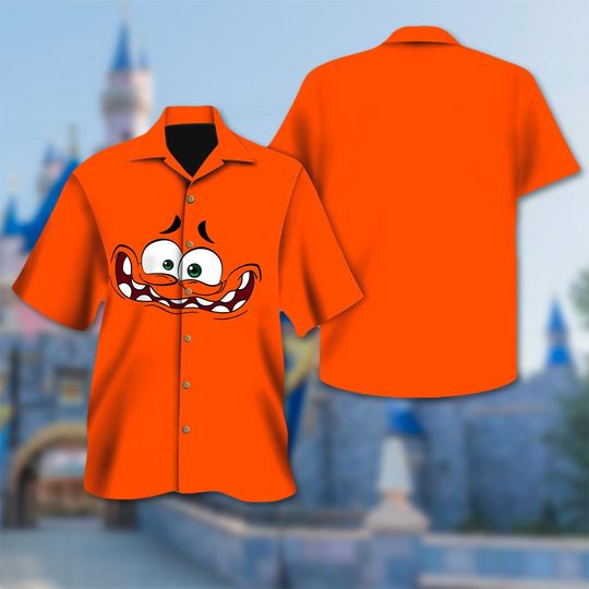 Discover Anxiety Inside Out Halloween Costume Hawaiian Shirt, Inside Out Movie Hawaii