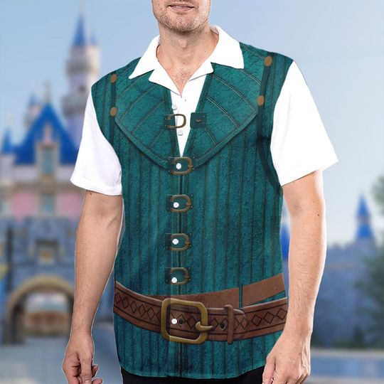 Discover Flynn Rider Hawaii Shirt, Flynn Rider Tangled Button Up Shirt