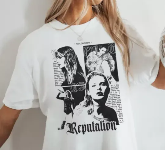 Discover taylor version Reputation Merch Kids & Adult Sizes Tee Shirt Swift Taylor Fan Album Art
