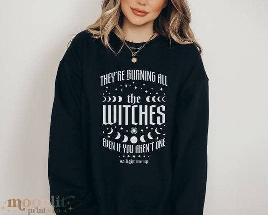 Discover They're Burning All The Witches Even If You Aren't One Comfort Colors, In My Rep Era Reputation Shirt Swift Gift Tswift Fangirl Sweatshirt