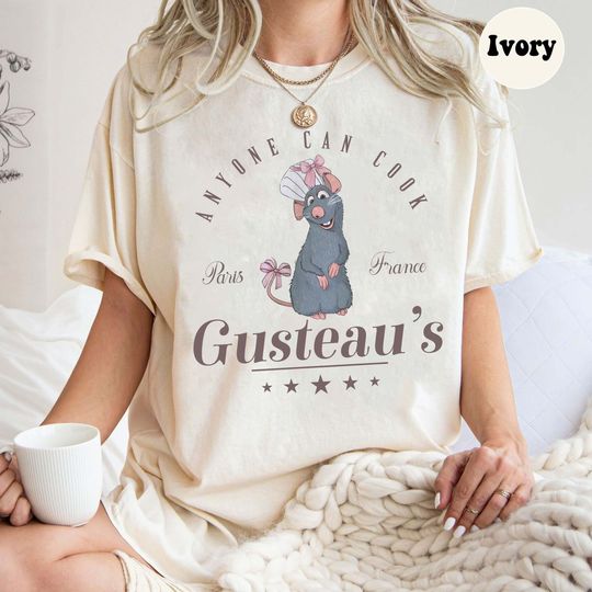 Ratatouille Pink Coquette Vintage Shirt, Ratatouille Shirt, Anyone Can Cook Tee