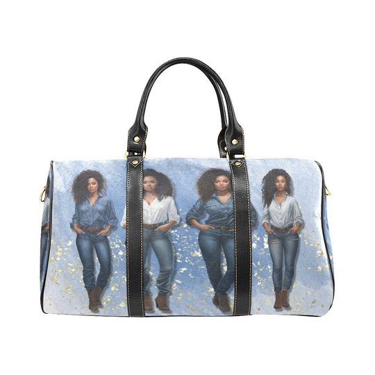Discover Black Girl Trip Luggage, Black Girl Weekender Bag, African American Duffle Bag, Weekend Travel Bag for Black Women, Black Girl Sistas Gift
