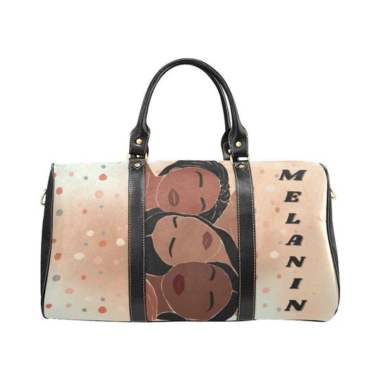 Discover Shades of Melanin Duffle Bag for Black Girls, African American Travel Bag for Women, Weekend Travel Bag, Black Girls Trip Travel Luggage