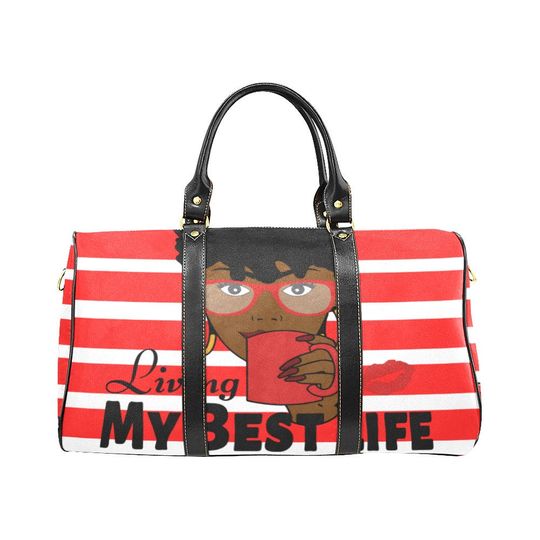 Discover Black Girls Weekend Bag, Black Girl Travel Bag, African American Overnight Bags, Black Girl Magic Weekender Bag, Girls Trip Duffle Bag