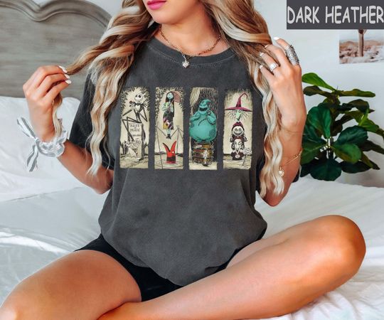 Retro Haunted Mansion The Nightmare Before Christmas Shirt