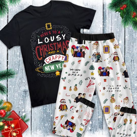 Discover Friends Pajamas Set, Family Pajamas, Family Christmas Pajamas Set.