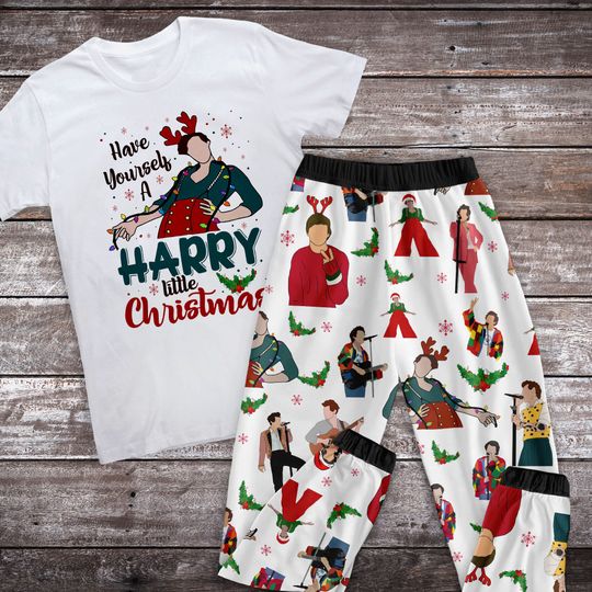 Discover Harry Christmas Pajamas Set, Family Pajamas, Family Christmas Pajamas Set.
