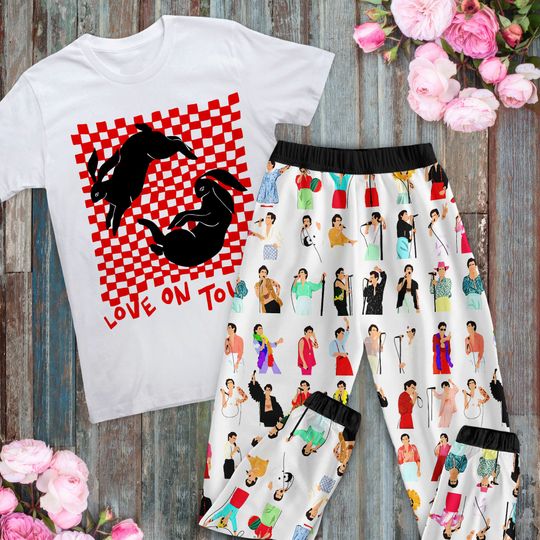 Discover Love On Tour Pajamas Set, Family Pajamas, Family Christmas Pajamas Set.