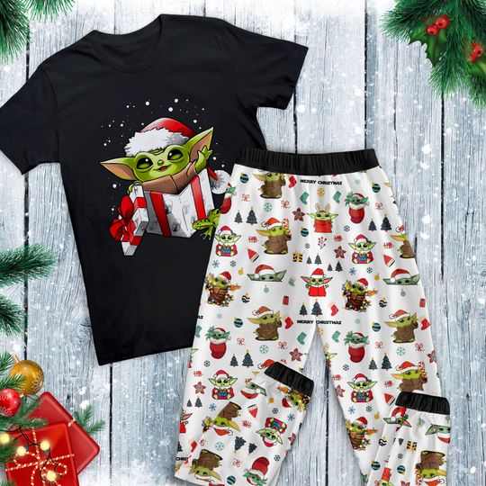 Discover Baby Yoda Pajamas Set, Baby Yoda Family Pajamas, Baby Yoda Family Christmas Pajamas Set.