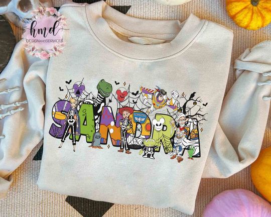 Discover Custom Name Kids Toddler Toy Story Halloween T-shirt, Personalized Disney Buzz