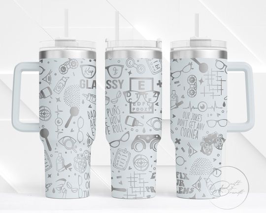 Discover 40oz Eye Doctor Tumbler with Lid and Straw, Optometrist Tumblers, Holiday Gifts, Optometry Graduation Gift, Optometrist