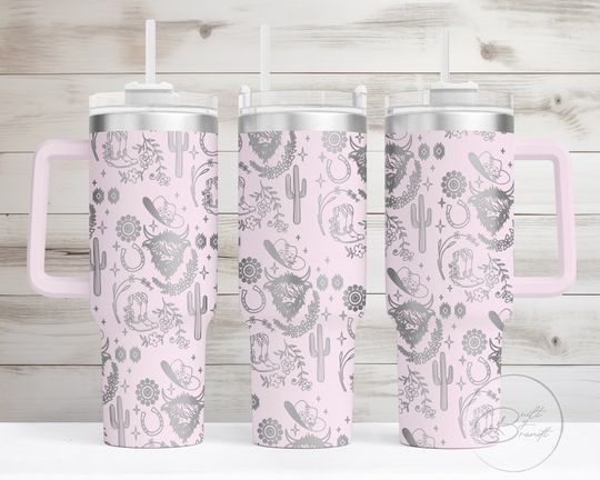 Discover 40oz Highland Cow Western Tumbler with Lid and Straw, Highland Cow Tumbler, Holiday Gifts, Western Cups, Highland Cow