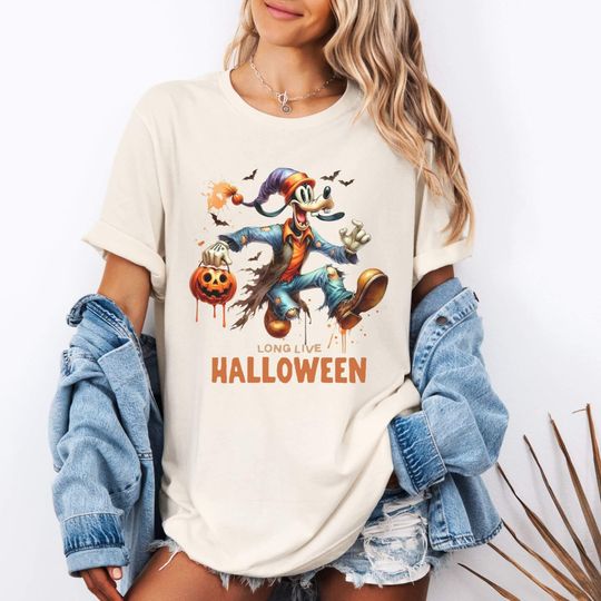 Discover Goofy Halloween watercolor shirt, Disney Sweater, Funny Goofy Shirt, Goofy Halloween Shirt