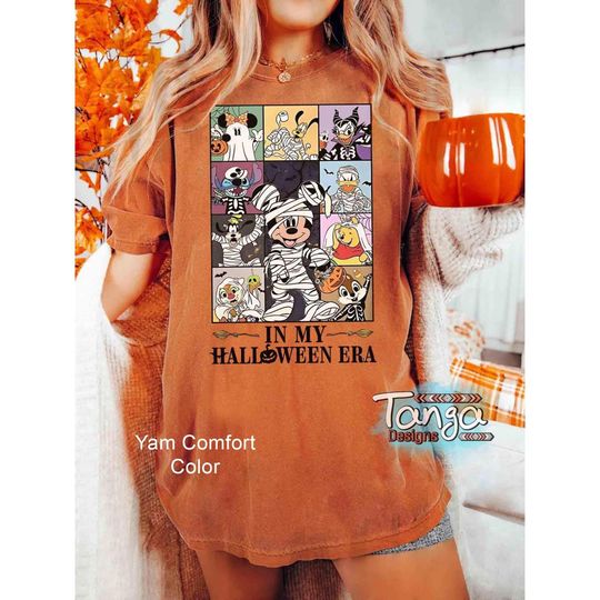 Discover Vintage Disney In my Halloween Era shirt, Mickey & friends Halloween