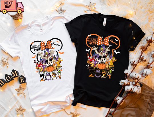 Discover Custom Disney Halloween 2024 Shirts, Disney Halloween Shirts