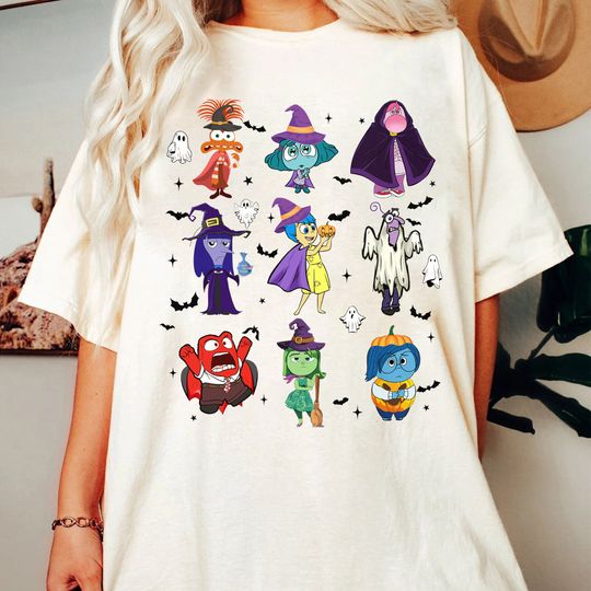 Discover Inside Out Halloween Style Shirt, Inside Out 2 Shirt