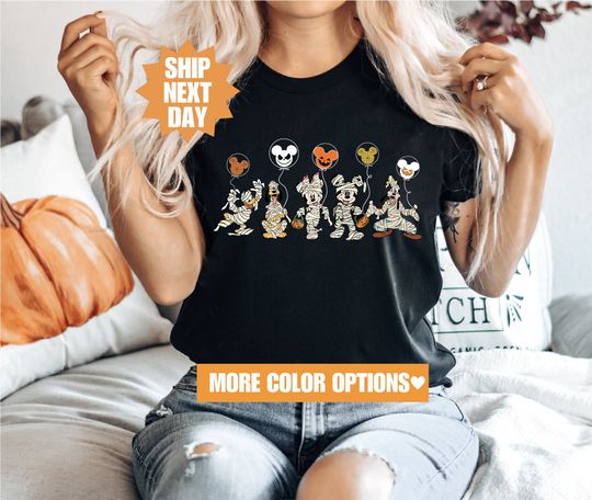 Discover Disney Halloween Skeleton Shirt, Disney Halloween Matching Shirt, Disney Balloon Shirt