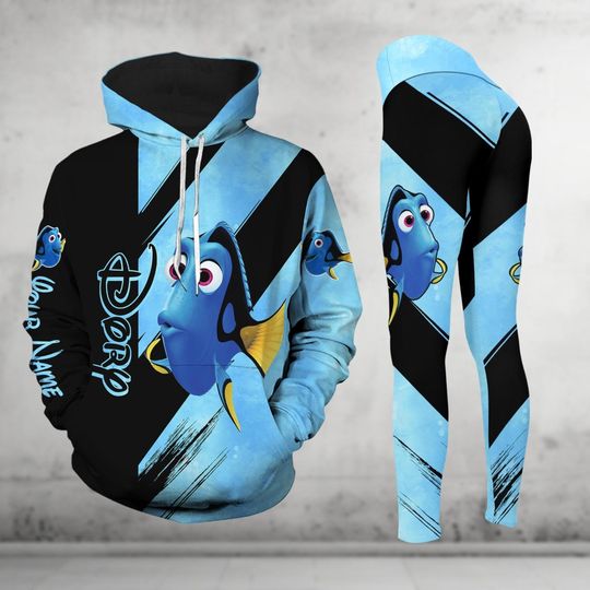 Personalized Finding Nemo Hoodie And Leggings, Dory Shirt, Disney Movie Cartoon Shirt, Birthday Gift For Her Him, Disneyworld Shirt