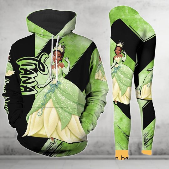Personalized Tiana Hoodie And Legging, Princess And Frog Shirt, Disney Princess Hoodie, Magic Kingdom, Birthday Gift For Her Women