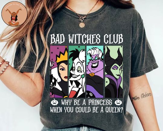 Discover Bad Witches Club  , Halloween Costume, Vintage Villain Gang  , Villains Wicked