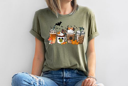 Discover Disney Halloween Coffee Shirt