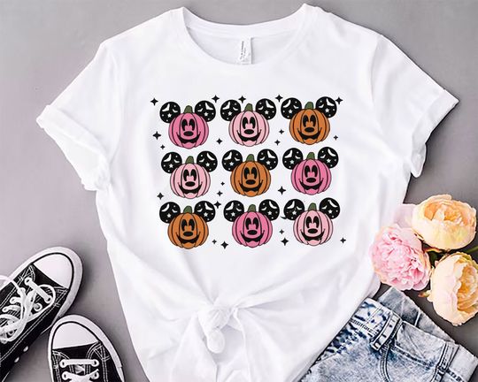 Discover Disney style Halloween T-Shirt, Ghost  Shirt, Halloween Pumpkin, Pumpkin Season T-Shirt